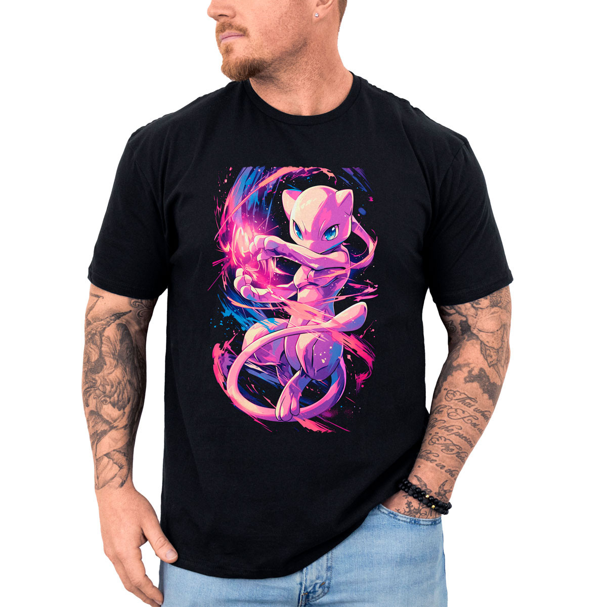 polera-anime-mew-atacando-desde-pok-mon-negro