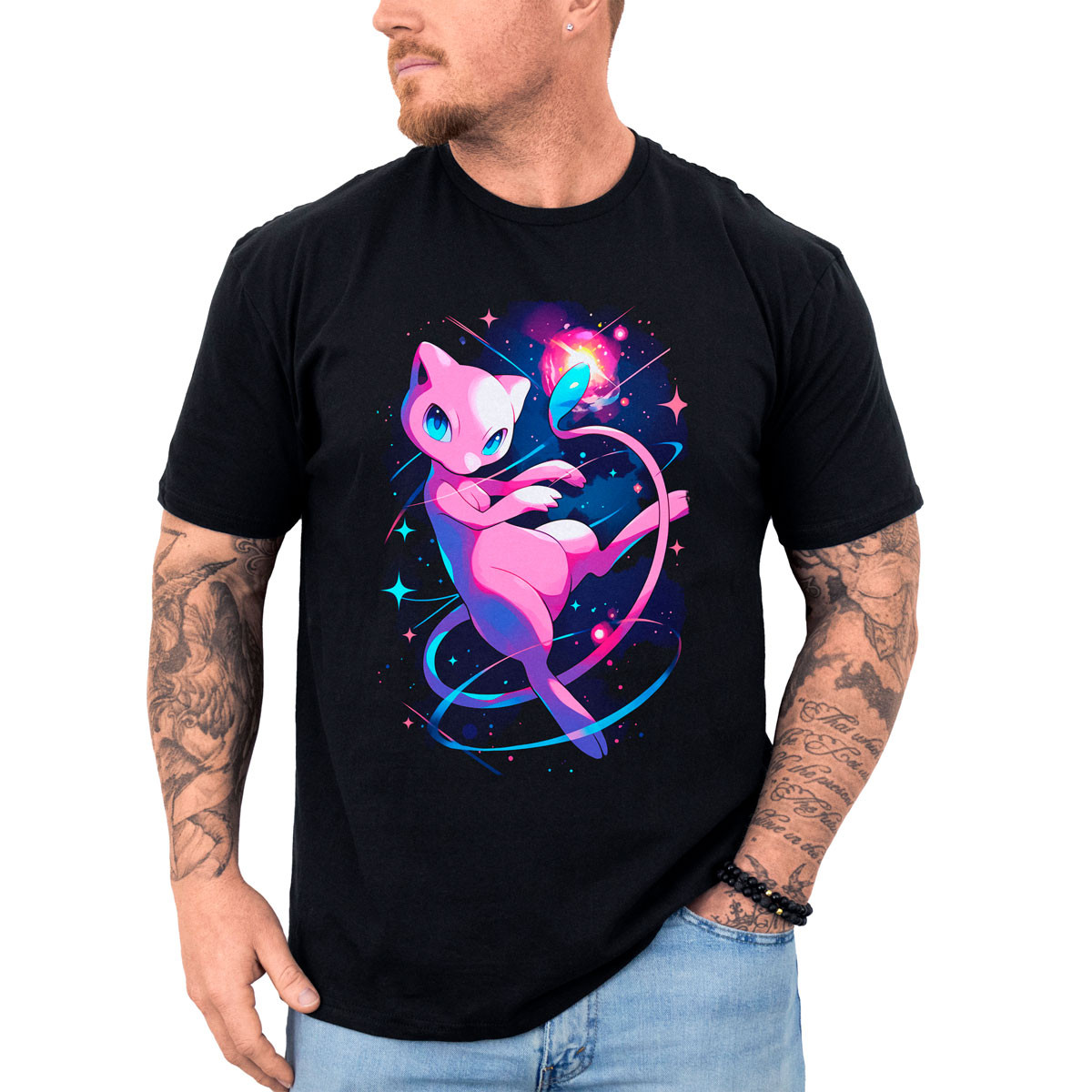 polera-anime-mew-negro-shiny-fondo-negro