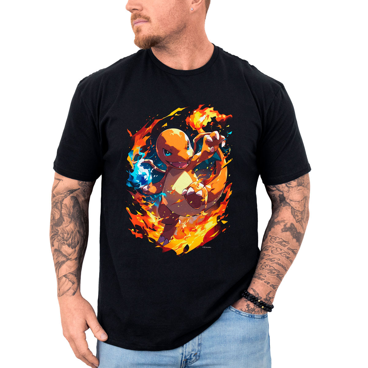 polera-anime-negro-gym-charmander-glowing-from-pokemon-anime