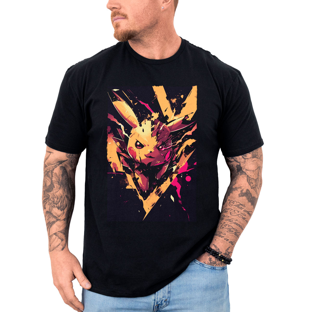 polera-anime-pikachu-vmax-entrenador-algod-n-brillante