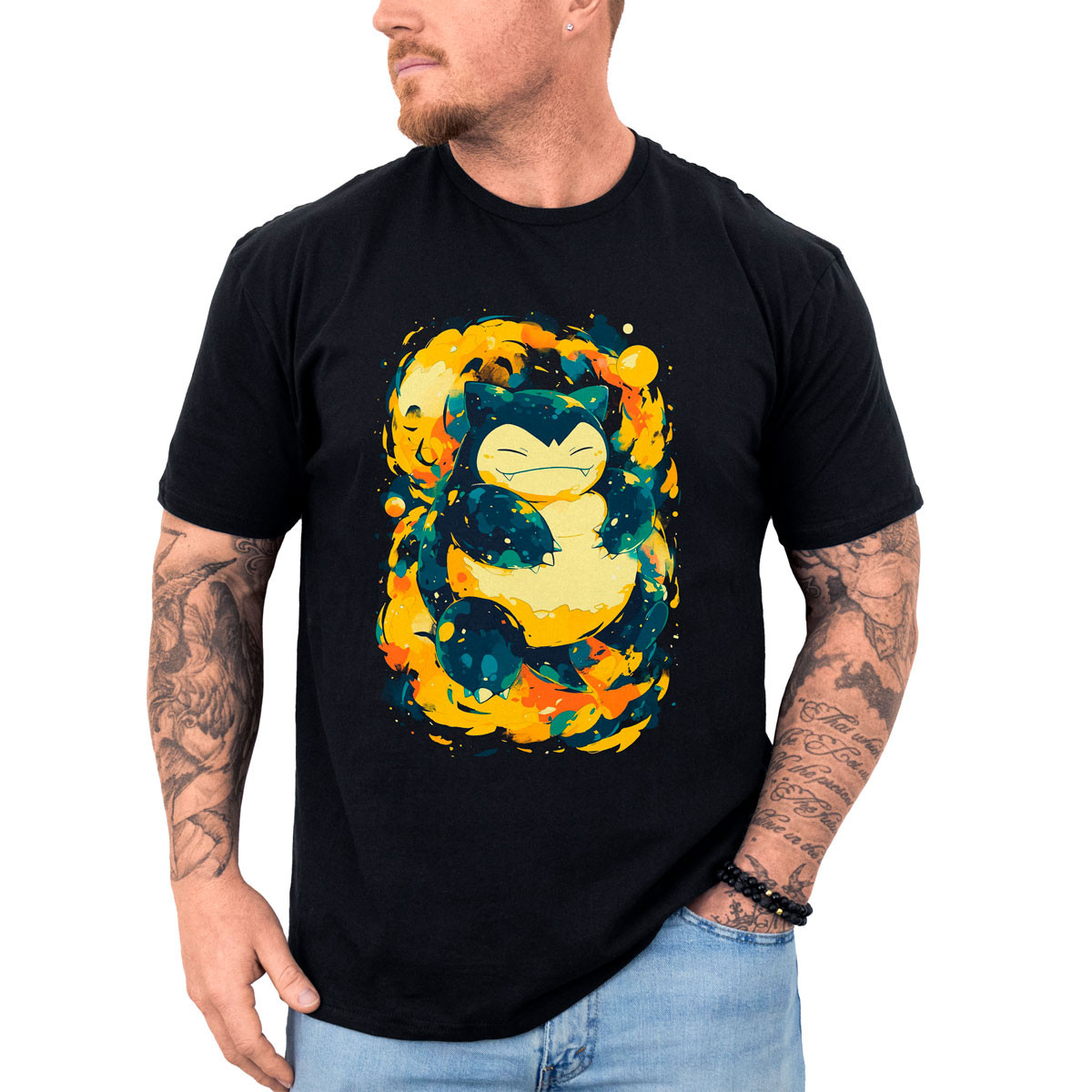 polera-anime-snorlax-shiny-pok-dex-negro