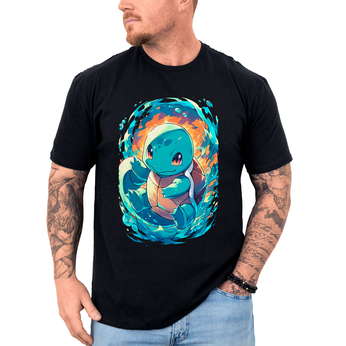 polera-anime-squirtle-pokemon-negro-fondo-dise-o-manga-corta
