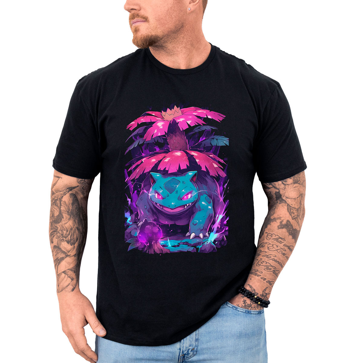 polera-anime-venusaur-solar-beam-de-pok-mon-en-algod-n-batallas