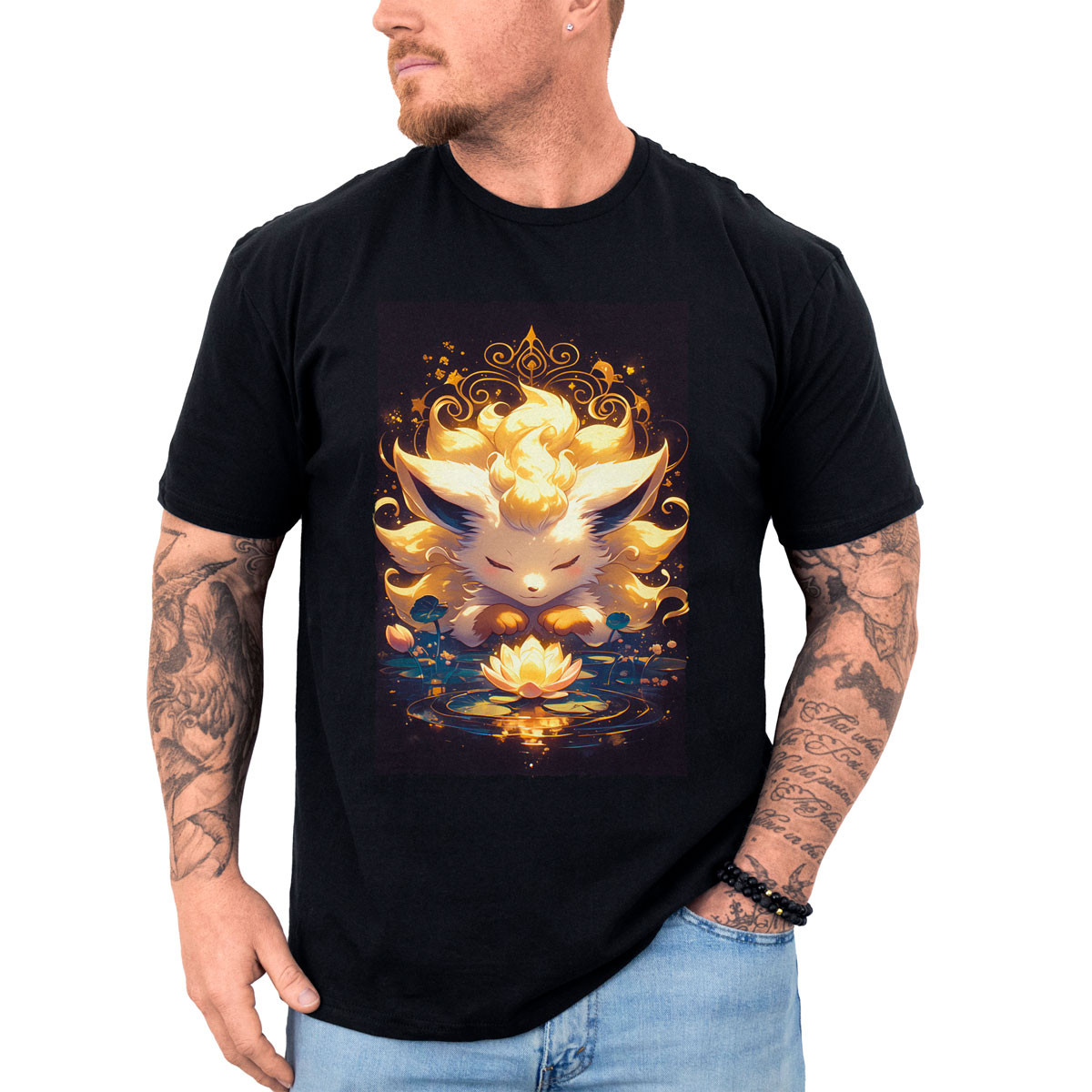 polera-anime-vulpix-lotus-alta-calidad