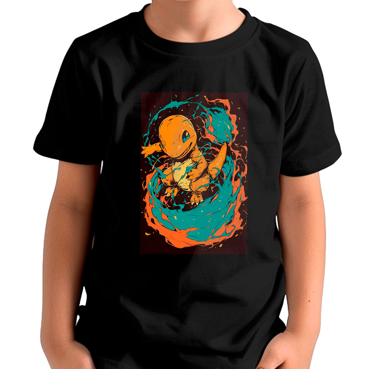 polera-dise-o-charmander-fuego-alta-calidad-gym-pok-mon-anime
