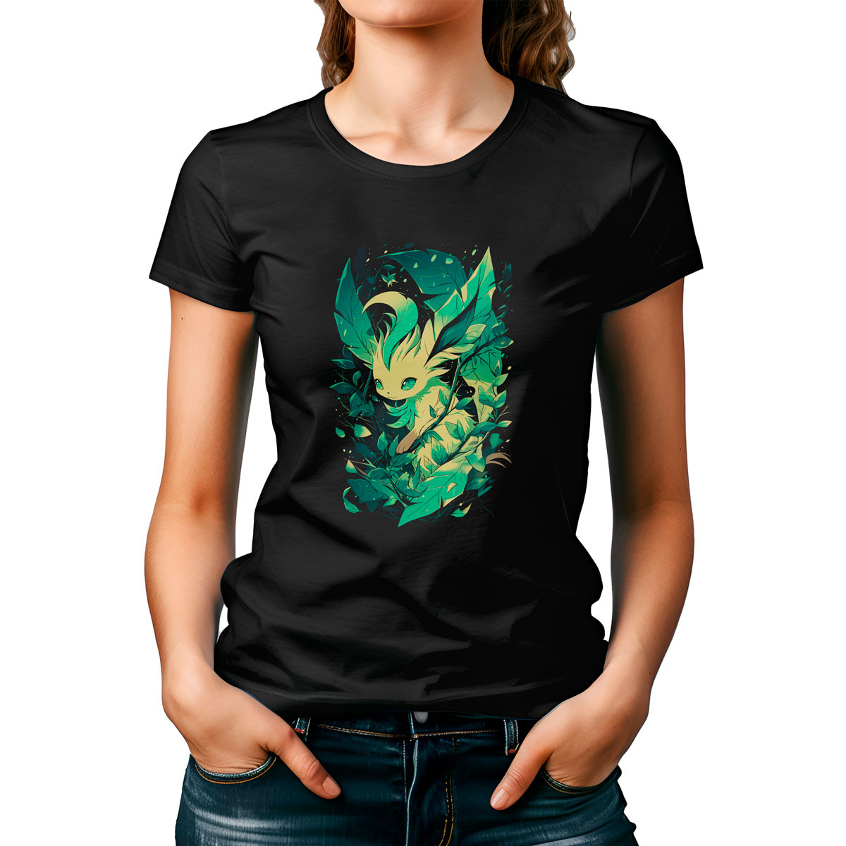 polera-entrenamiento-suave-leafeon-habilidad-guardia-hoja