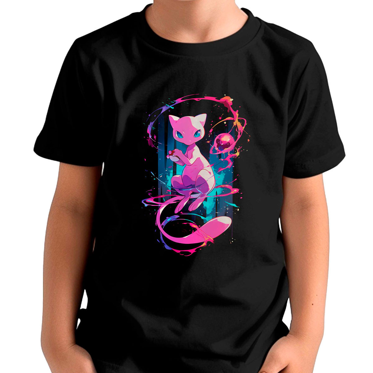 polera-estampada-batallas-pok-mon-mew-en-fondo-negro-24