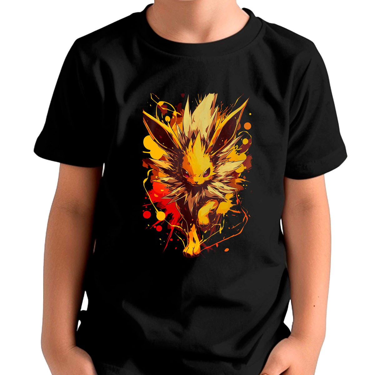 polera-estampada-entrenador-jolteon-anime
