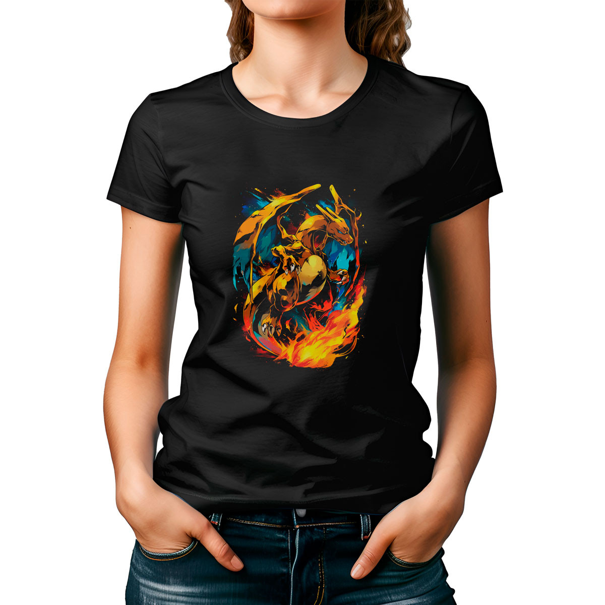 polera-estampada-frontal-charizard-battle-pokemon-anime-03