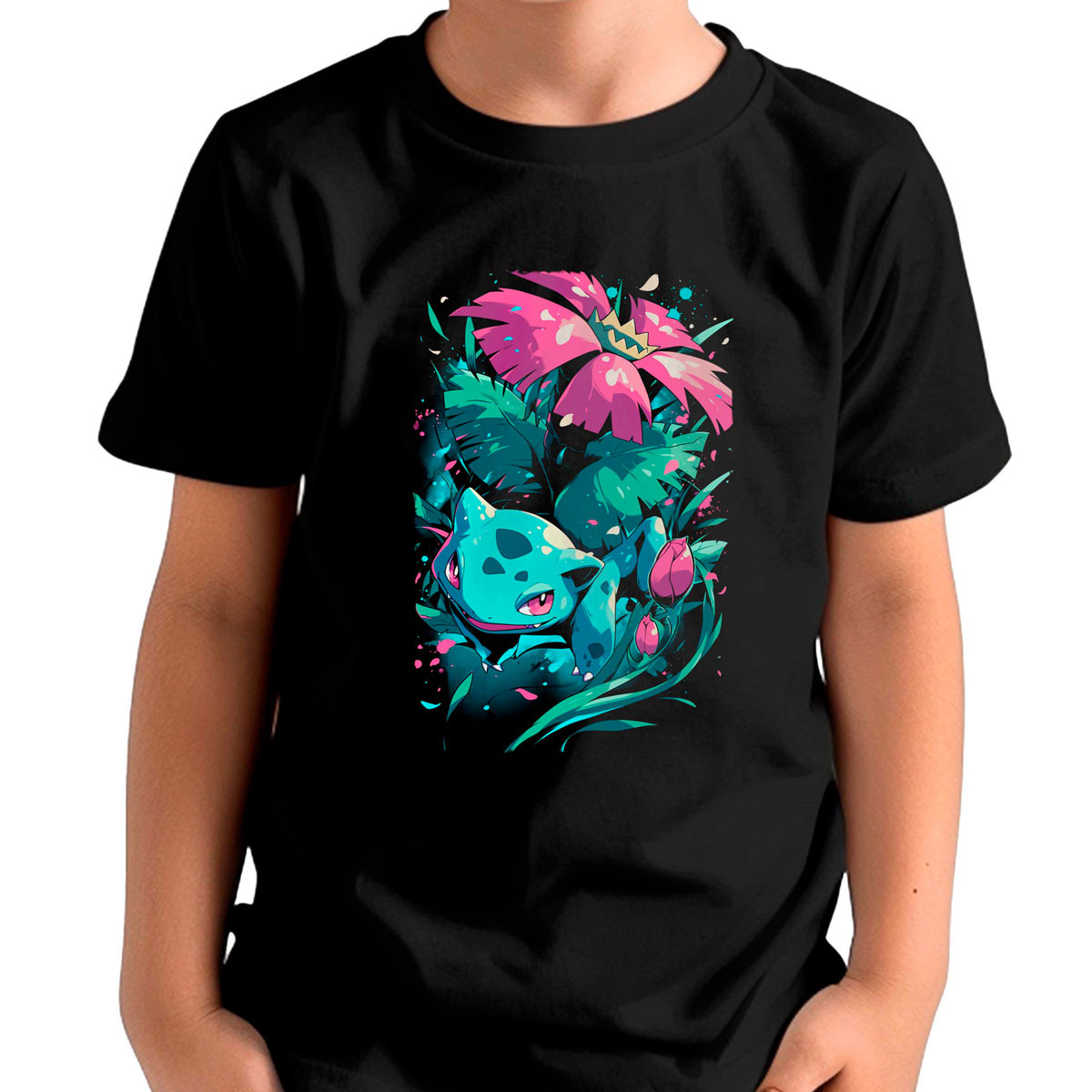 polera-estampada-frontal-ivysaur-cute-pokemon-anime-black