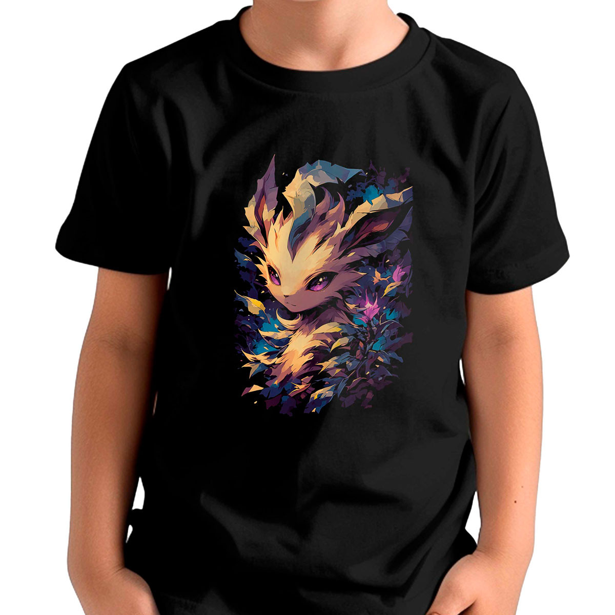 polera-estampada-frontal-shiny-con-silueta-leafeon-pok-mon