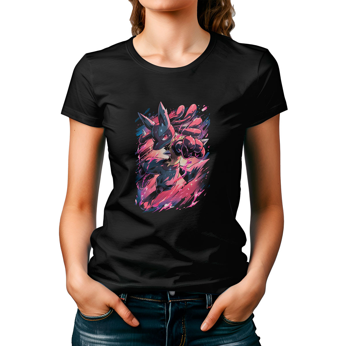 polera-estampada-lucario-shiny-pokemon-anime