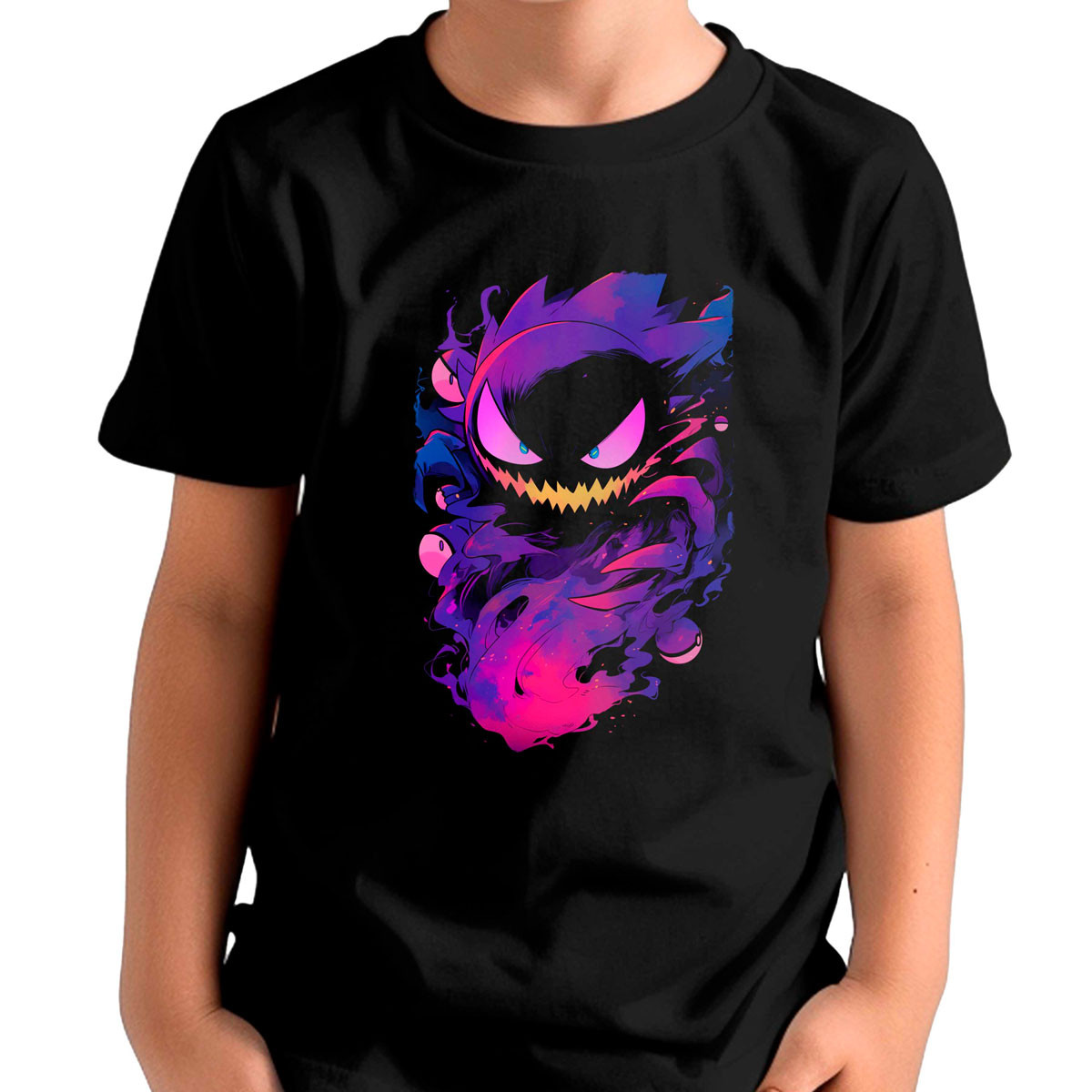polera-estampada-shiny-gastly-dark-pokemon-anime