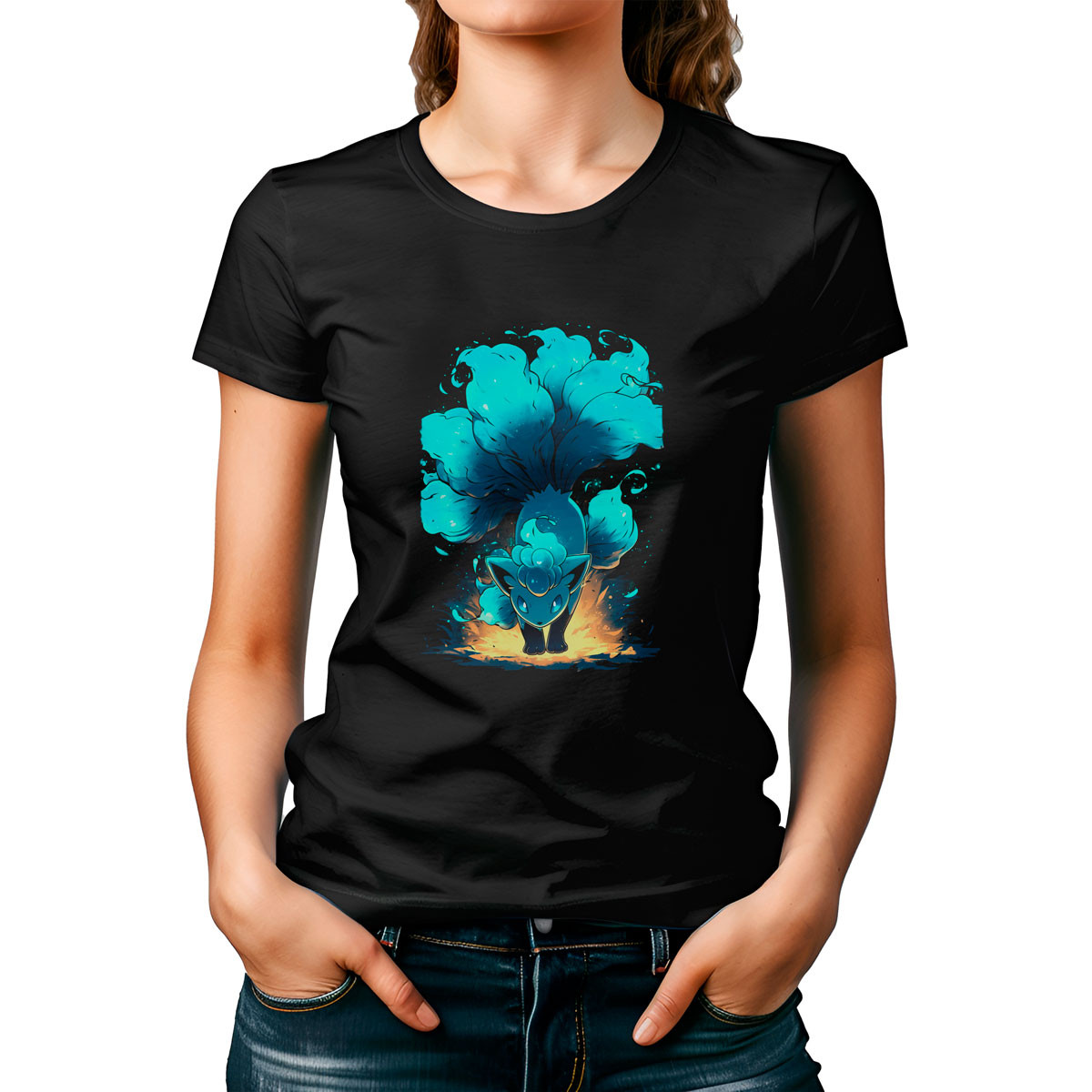 polera-estampada-vulpix-lotus-anime-black-ba