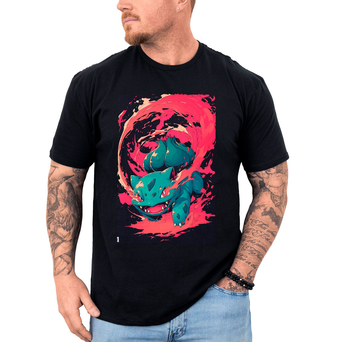 polera-hombre-anime-bulbasaur-atacando-pok-mon