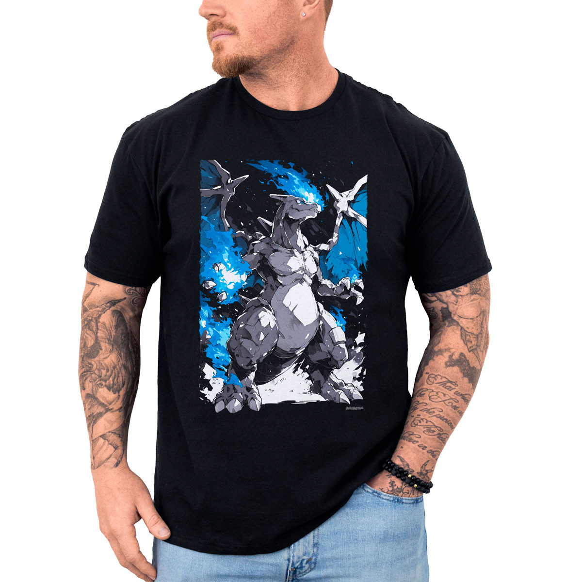 polera-hombre-anime-charizard-inferno-pok-mon