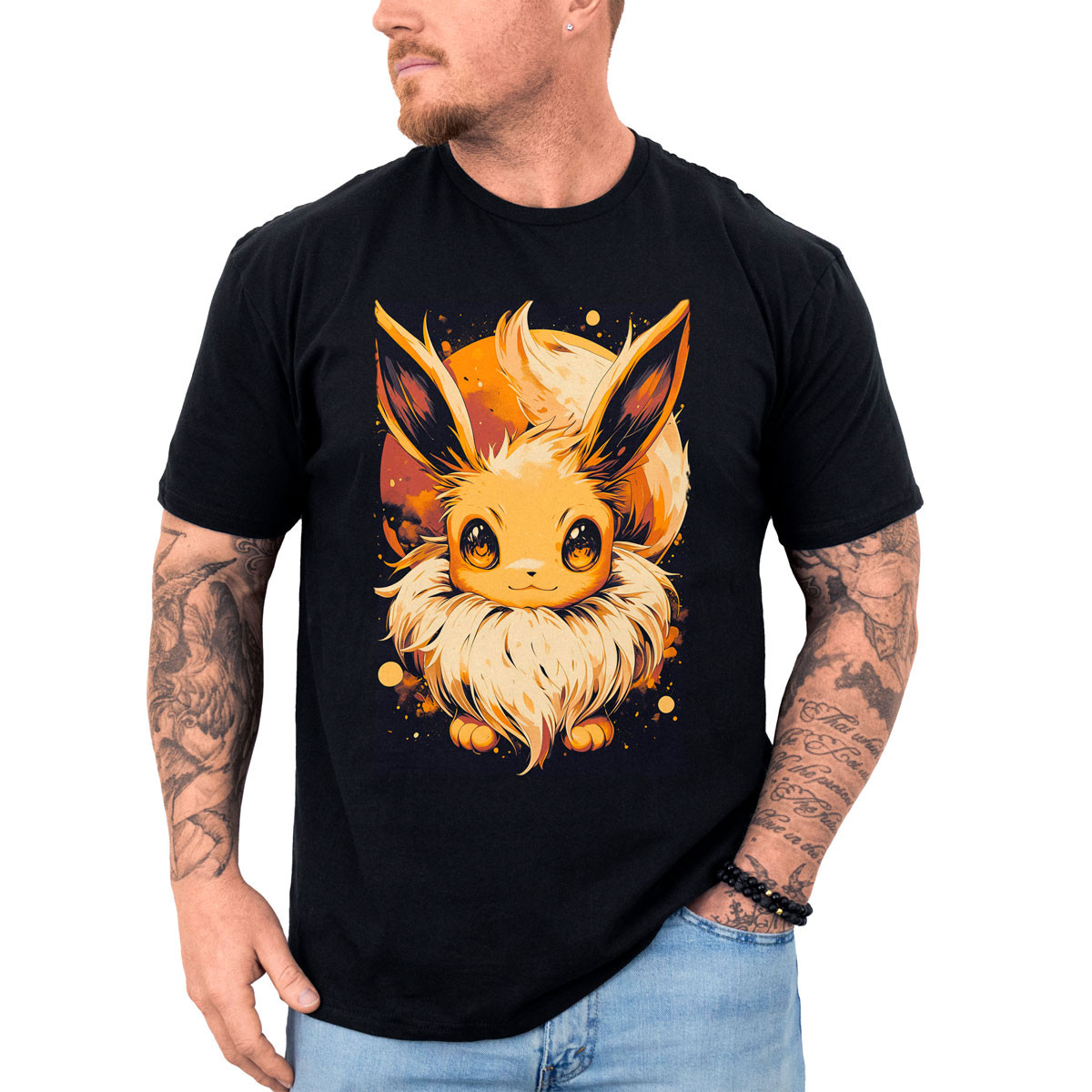 polera-hombre-anime-eevee-face-negro-pok-mon