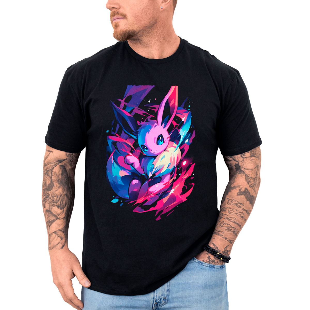 polera-hombre-anime-eevee-full-power-batalla