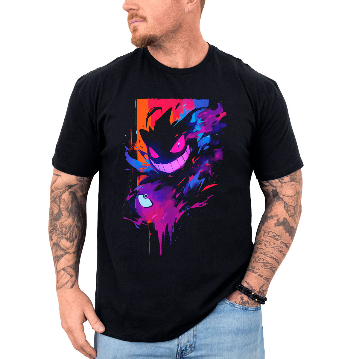 polera-hombre-anime-gastly-silueta-pok-mon-anime