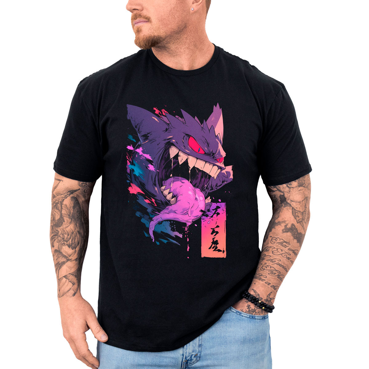 polera-hombre-anime-gengar-lick-alta-calidad