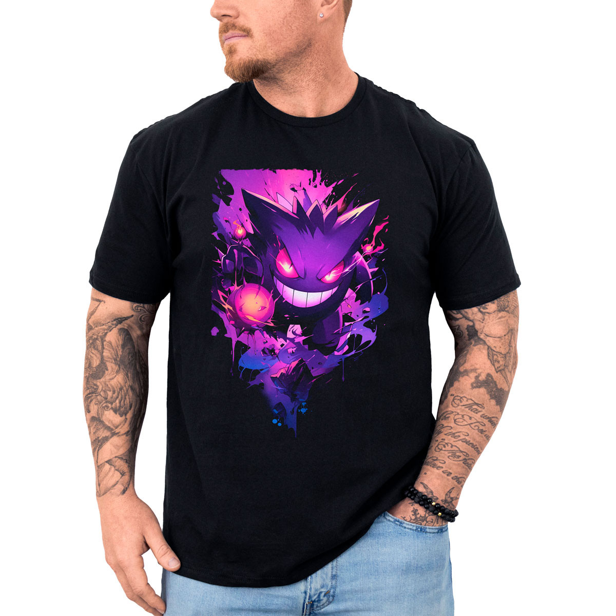 polera-hombre-anime-gengar-shiny-algod-n