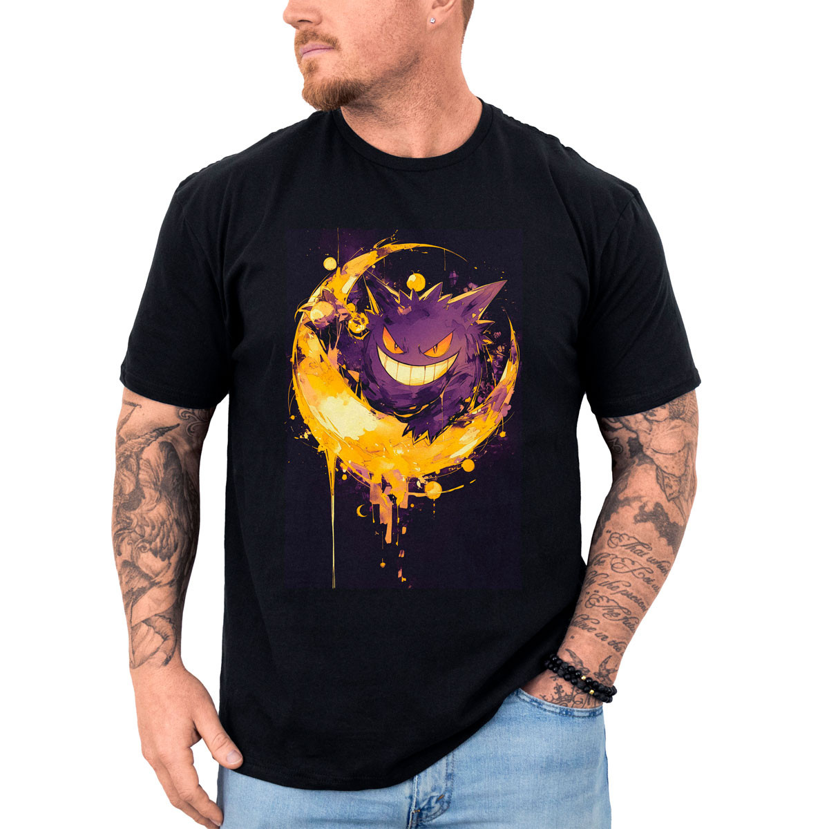 polera-hombre-anime-gengar-y-luna-estampados