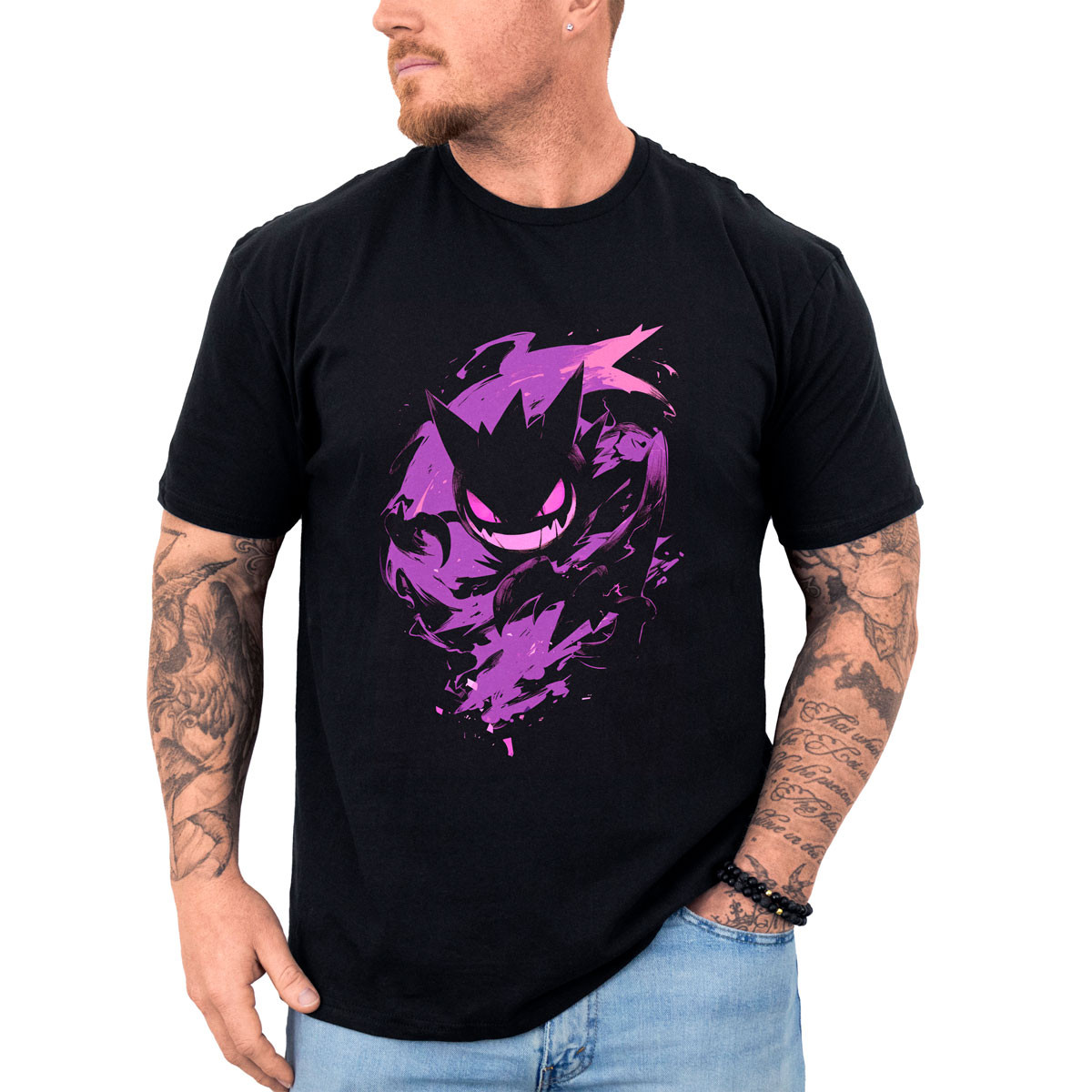 polera-hombre-anime-haunter-silueta-pok-monanime