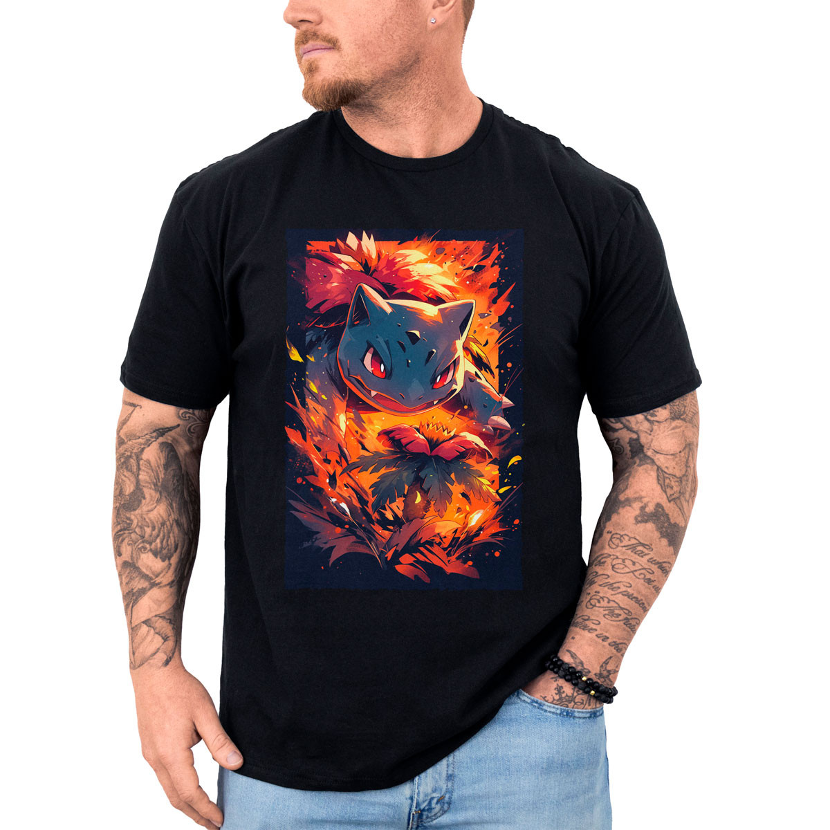polera-hombre-anime-ivysaur-dark-alta-calidad
