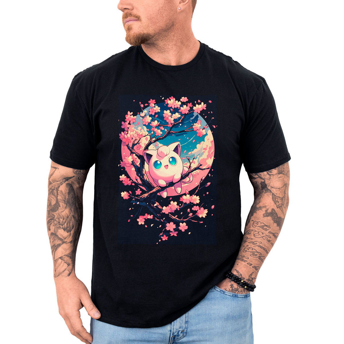 polera-hombre-anime-jigglypuff-flores-cerezo-pok-mon
