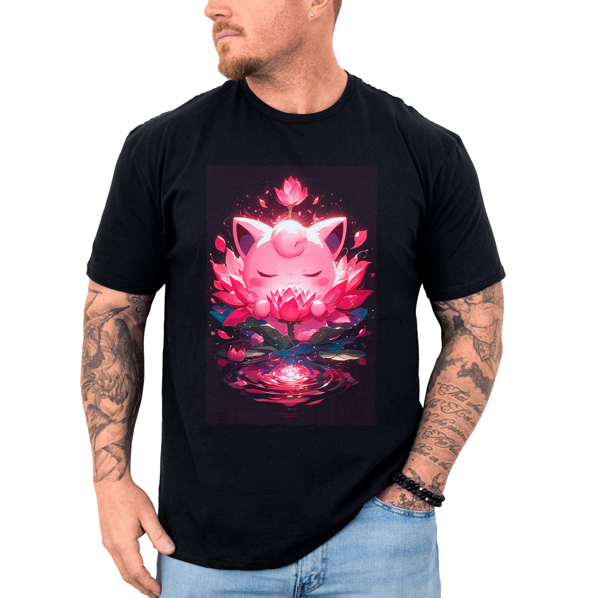 polera-hombre-anime-jigglypuff-lotus-pokemon-negro