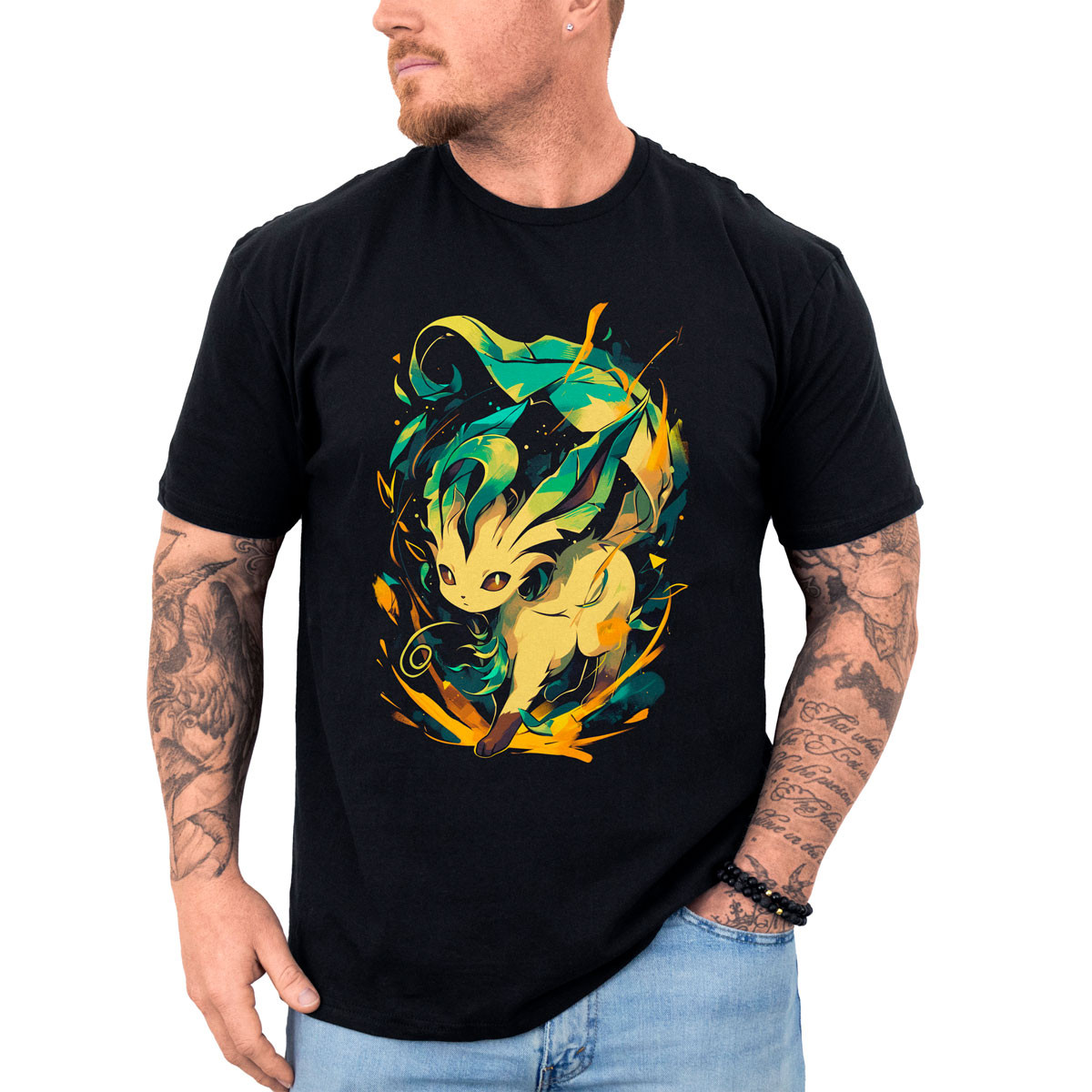 polera-hombre-anime-leafeon-hoja-guardiana