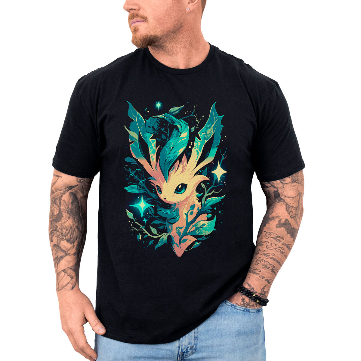 polera-hombre-anime-leafeon-hoja-m-gica-algod-n-brillante