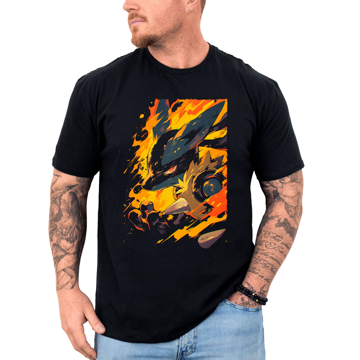 polera-hombre-anime-lucario-brillante-anime