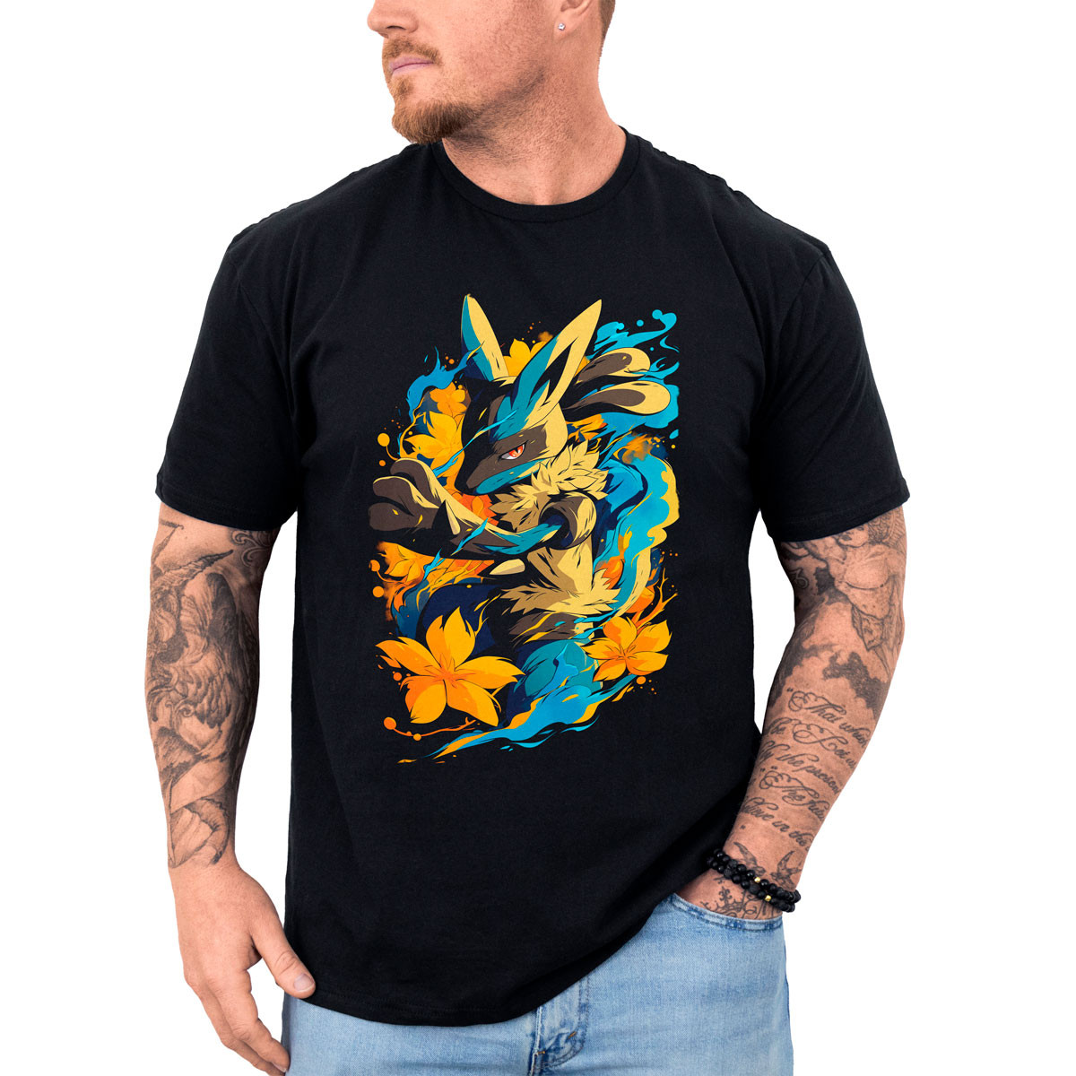 polera-hombre-anime-lucario-shiny-pok-mon