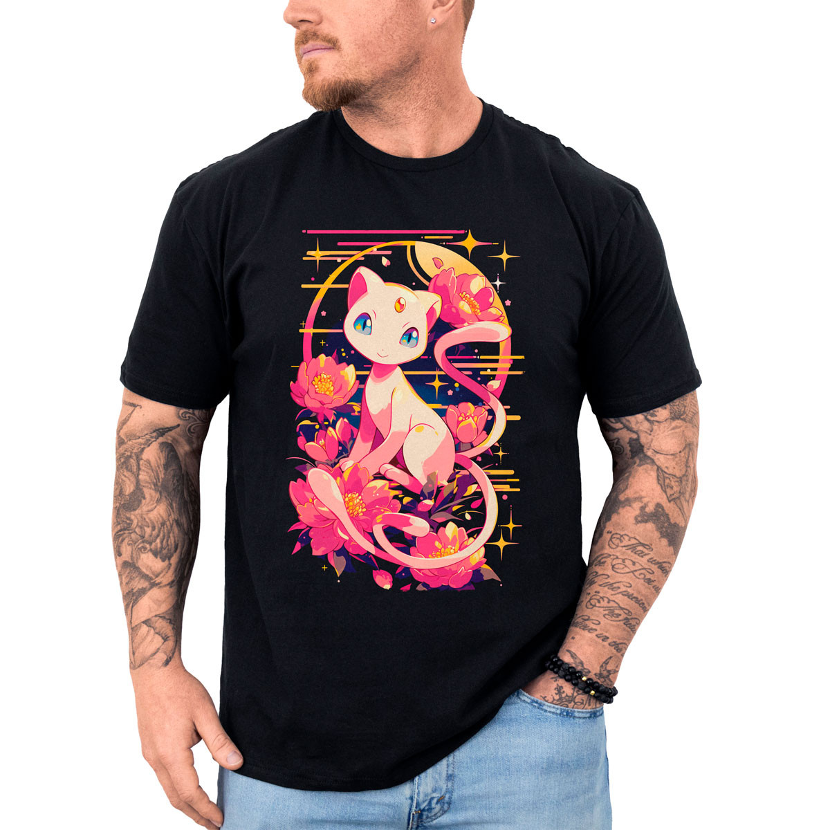 polera-hombre-anime-mew-cute-pokemon-manga