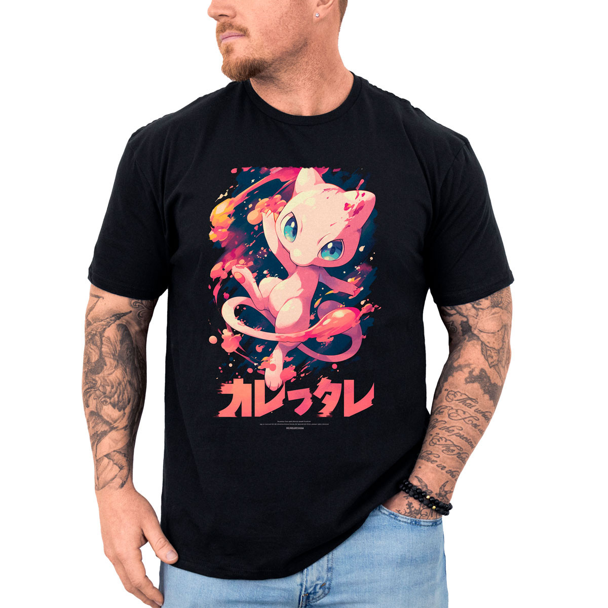 polera-hombre-anime-mew-ink-estilo-brillante