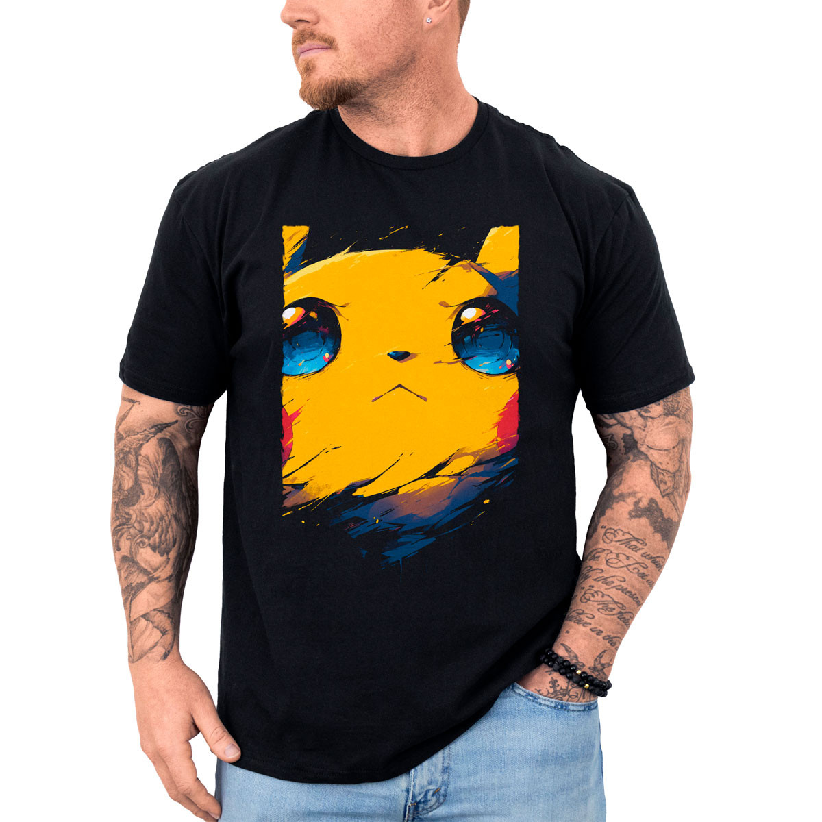 polera-hombre-anime-pikachu-face-closeup