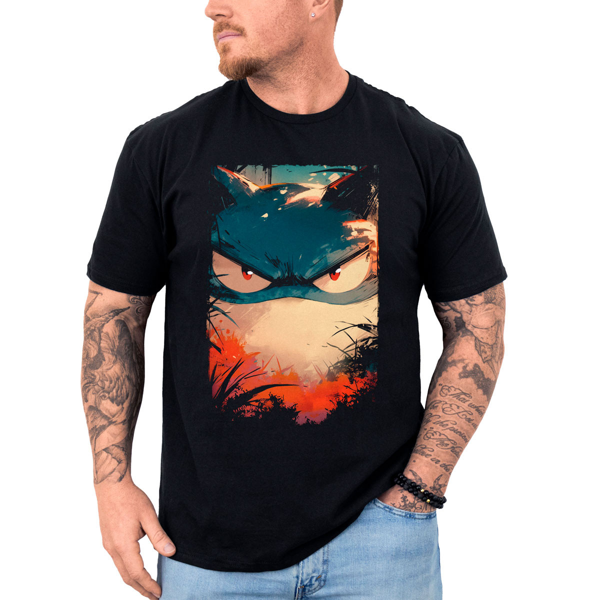 polera-hombre-anime-snorlax-ojos-pok-mon