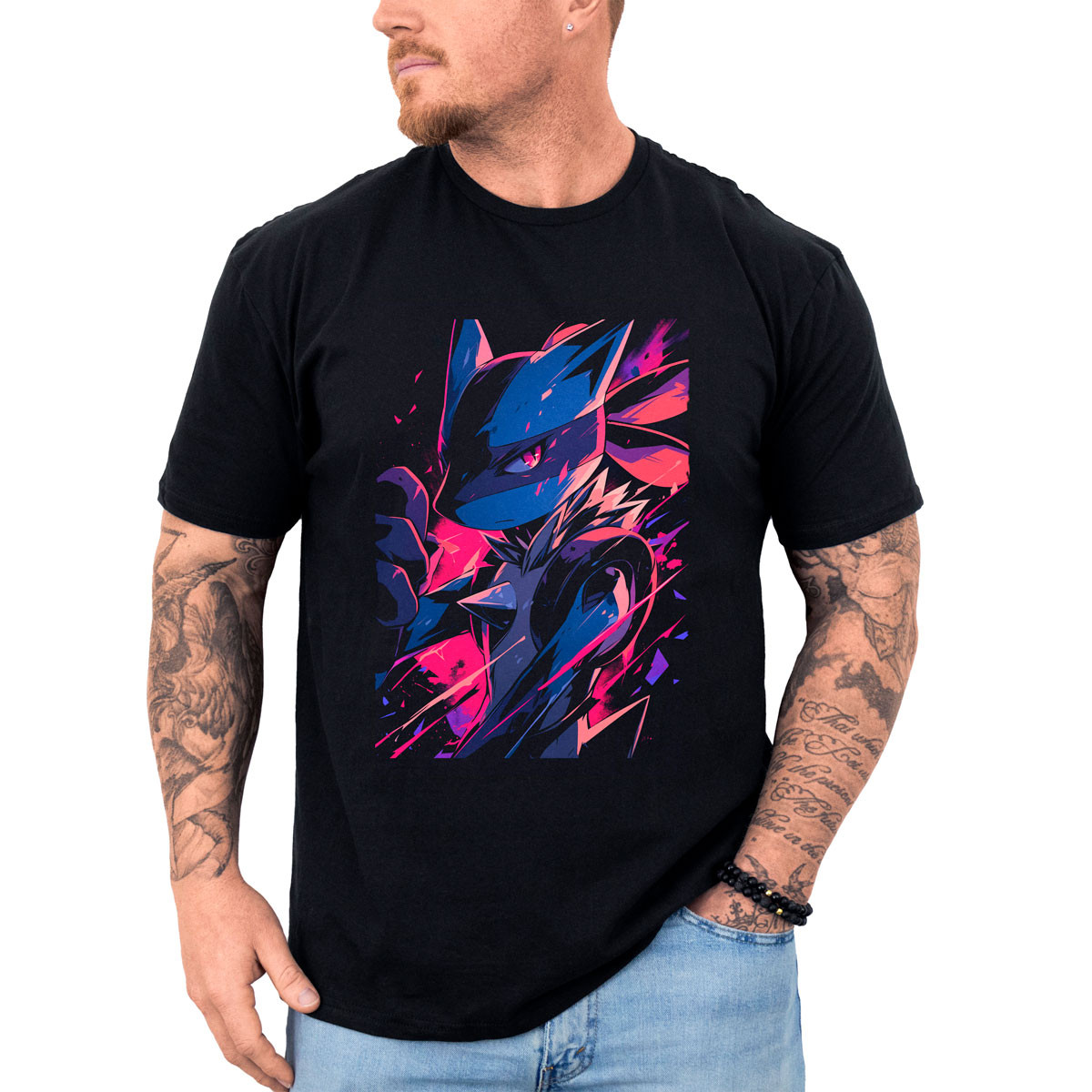 polera-hombre-anime-suave-lucario-dark-pok-mon