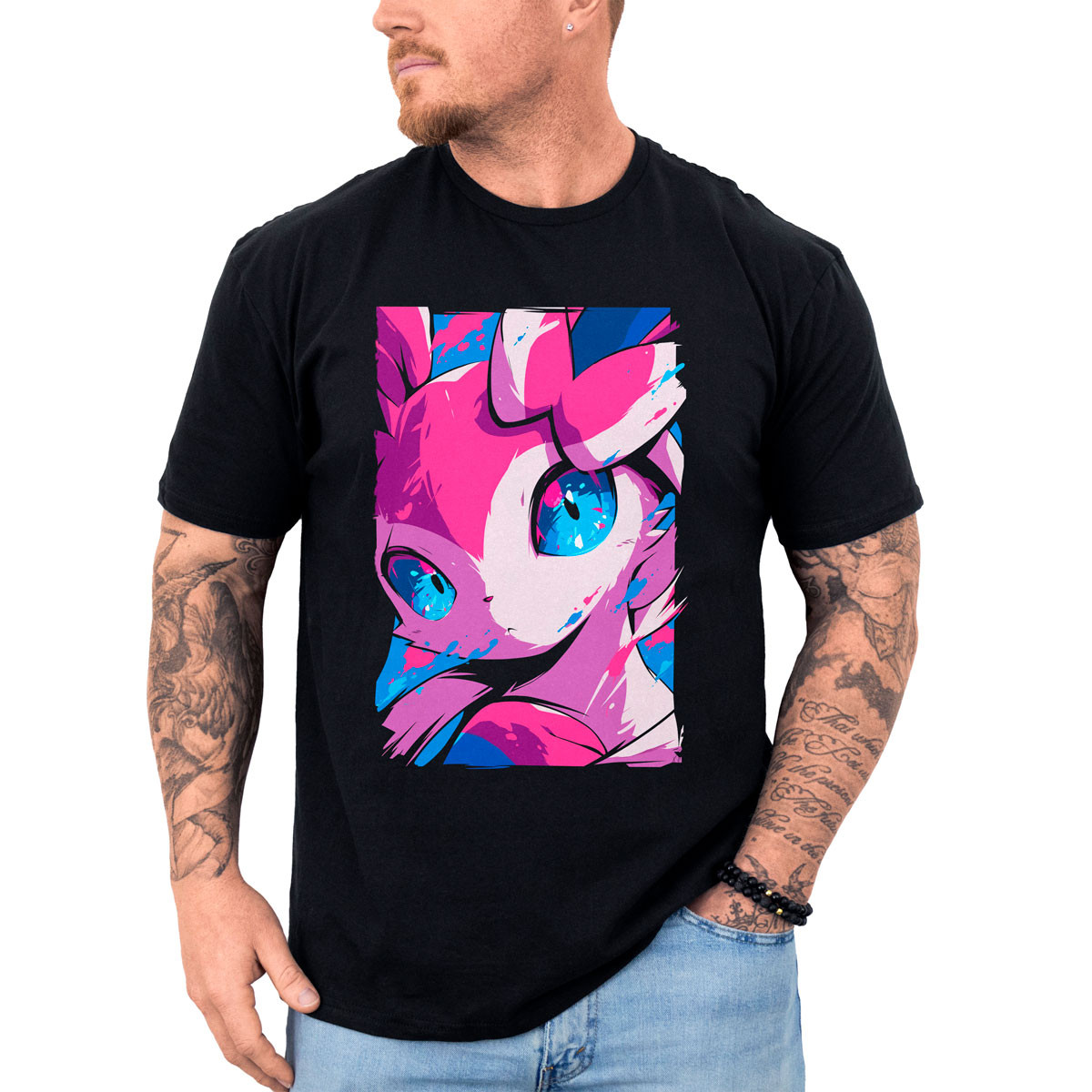 polera-hombre-anime-sylveon-eyes-closeup-pok-mon