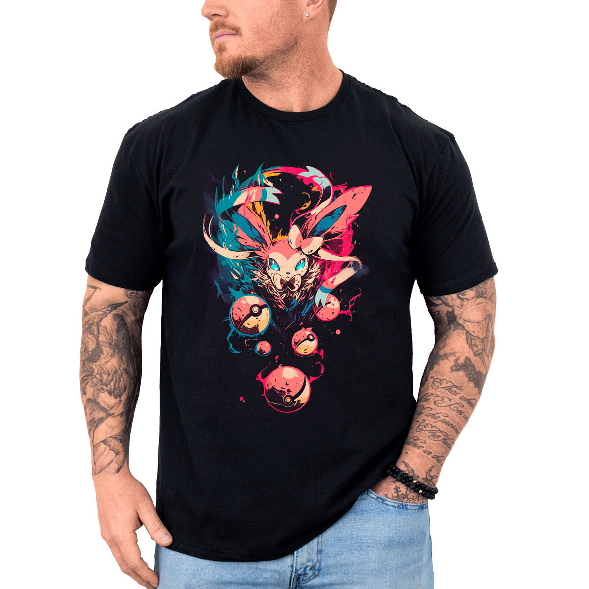 polera-hombre-anime-sylveon-pokeballs-estampada