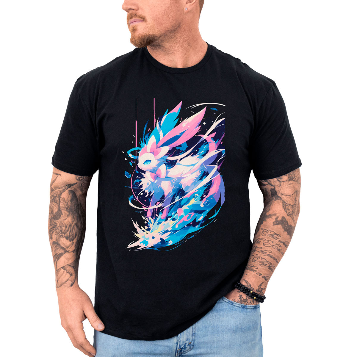 polera-hombre-anime-sylveon-silueta-pok-mon