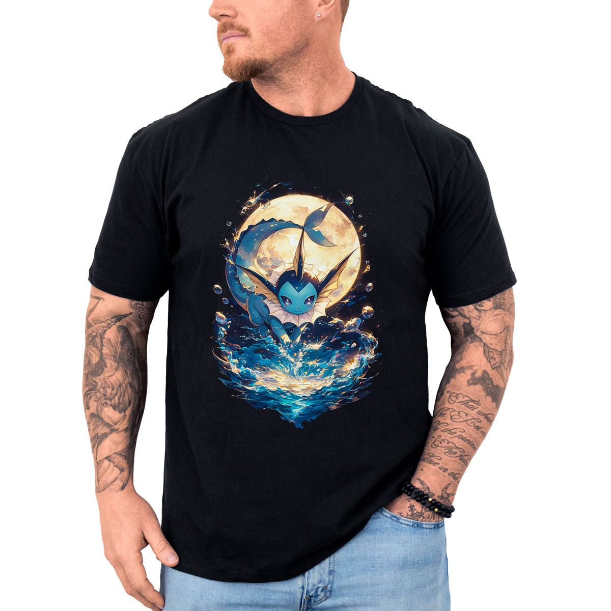 polera-hombre-anime-vaporeon-hydro-pump-dise-o-batalla-anime