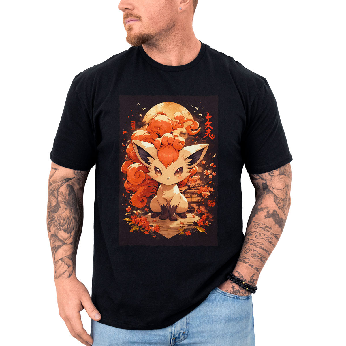 polera-hombre-anime-vulpix-pok-mon-fondo-negro