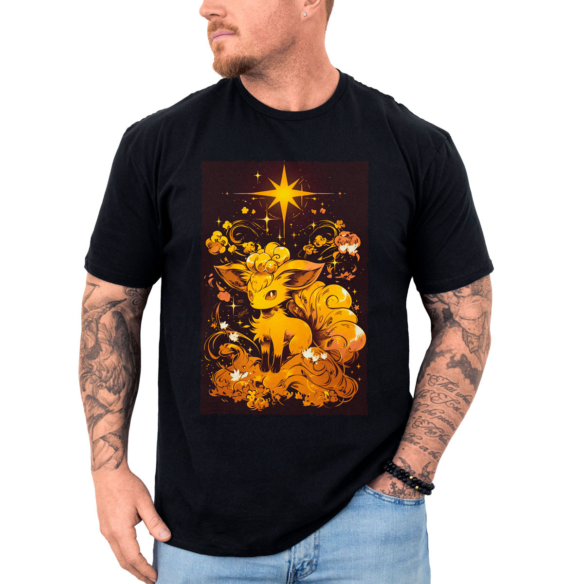 polera-hombre-anime-vulpix-shiny-pokemon-manga-corta