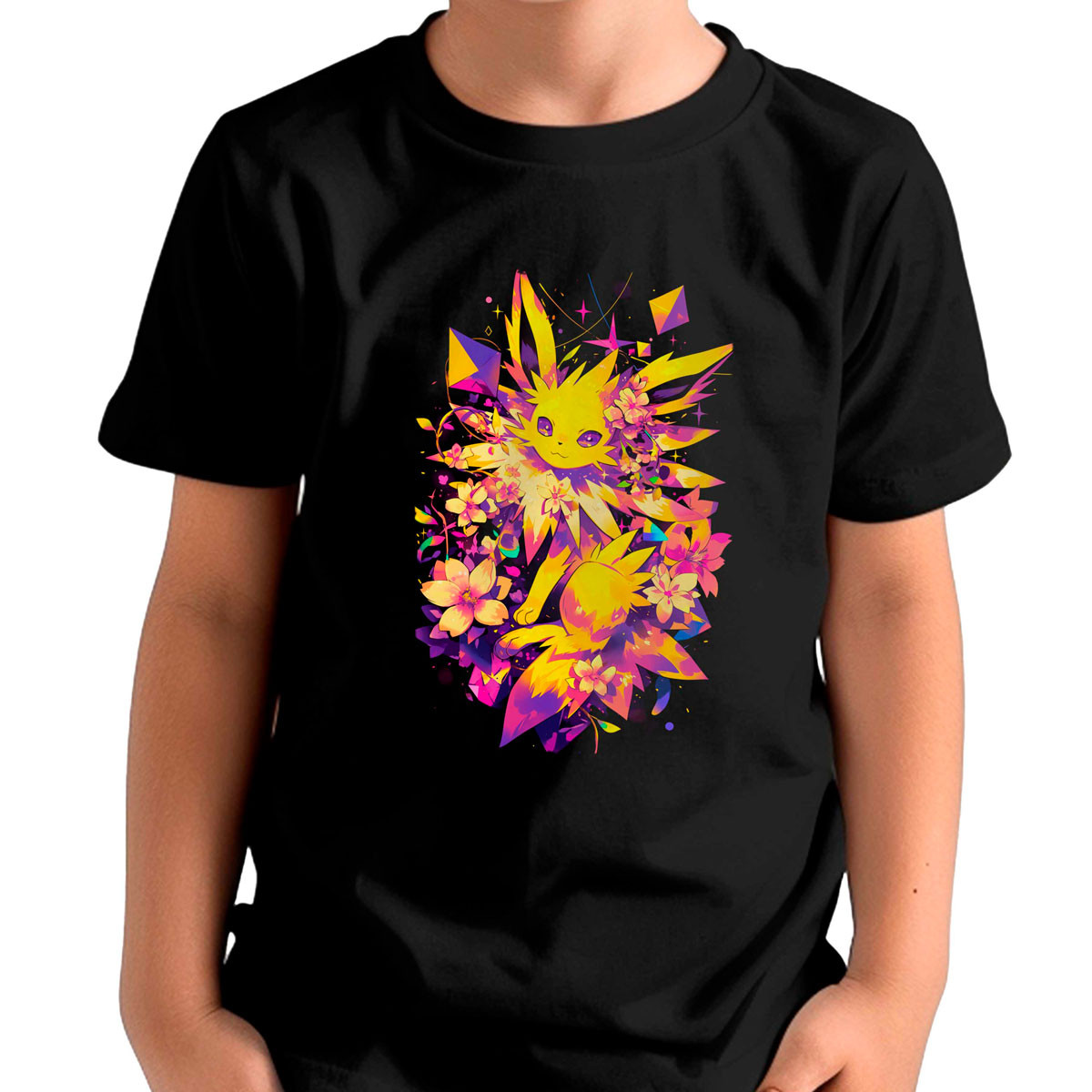 polera-jolteon-y-flores-de-cerezo-pok-mon