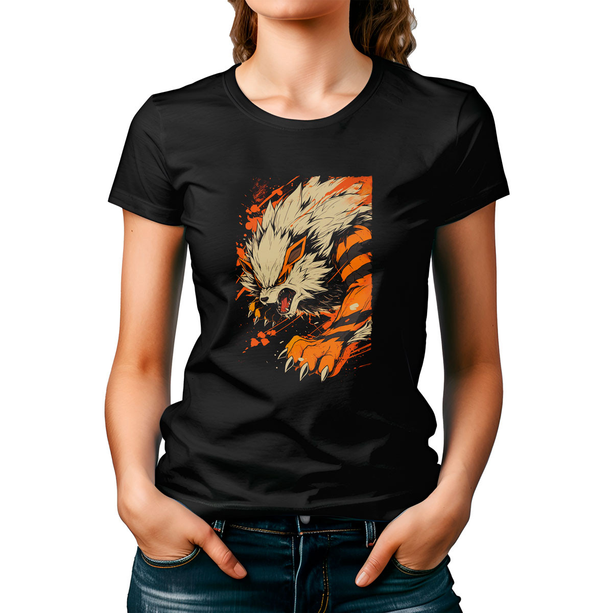 polera-mujer-dise-o-arcanine-atacando-en-anime-pok-mon-