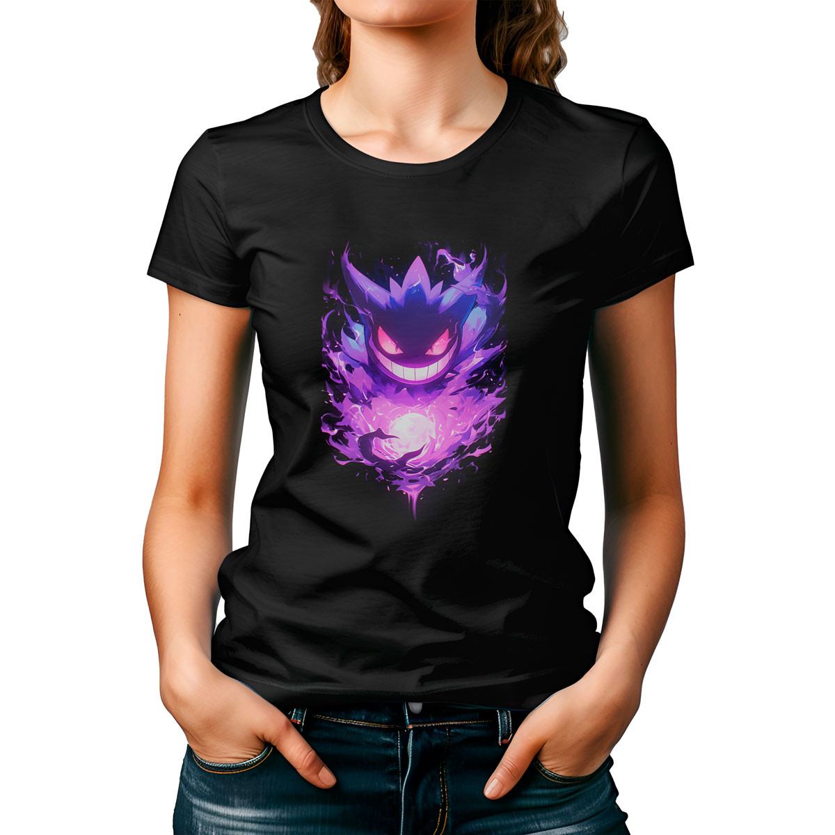 polera-mujer-dise-o-gastly-lotus-pokemon-anime