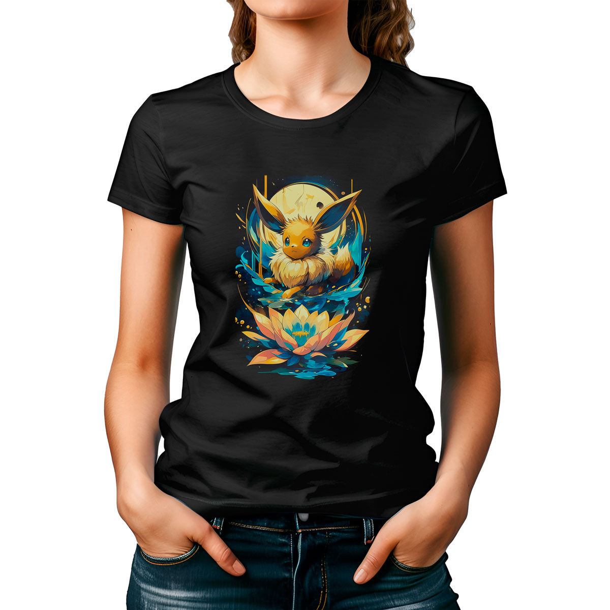 polera-mujer-eevee-lotus-pokemon-anime-brillante