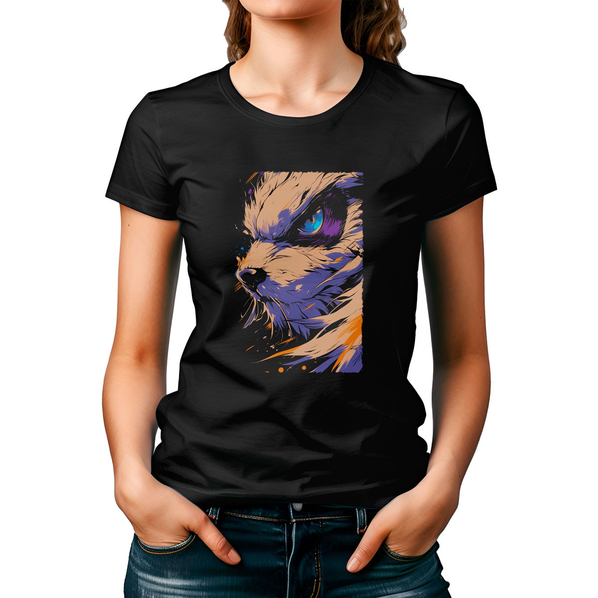 polera-mujer-entrenador-polera-mujer-design-arcanine-eyes-closeup